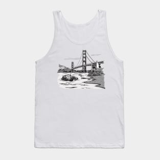 Golden Gate Bridge Tank Top